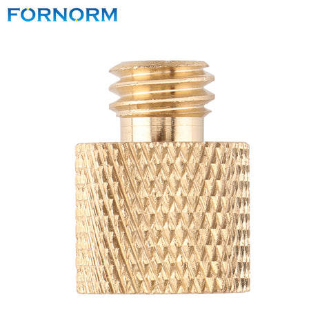 FORNORM Brass 1/4"-20 3/8"-16 Male Female Mini Tripod Thread Adapter Screw for Camera Ball Head Monopod Plate